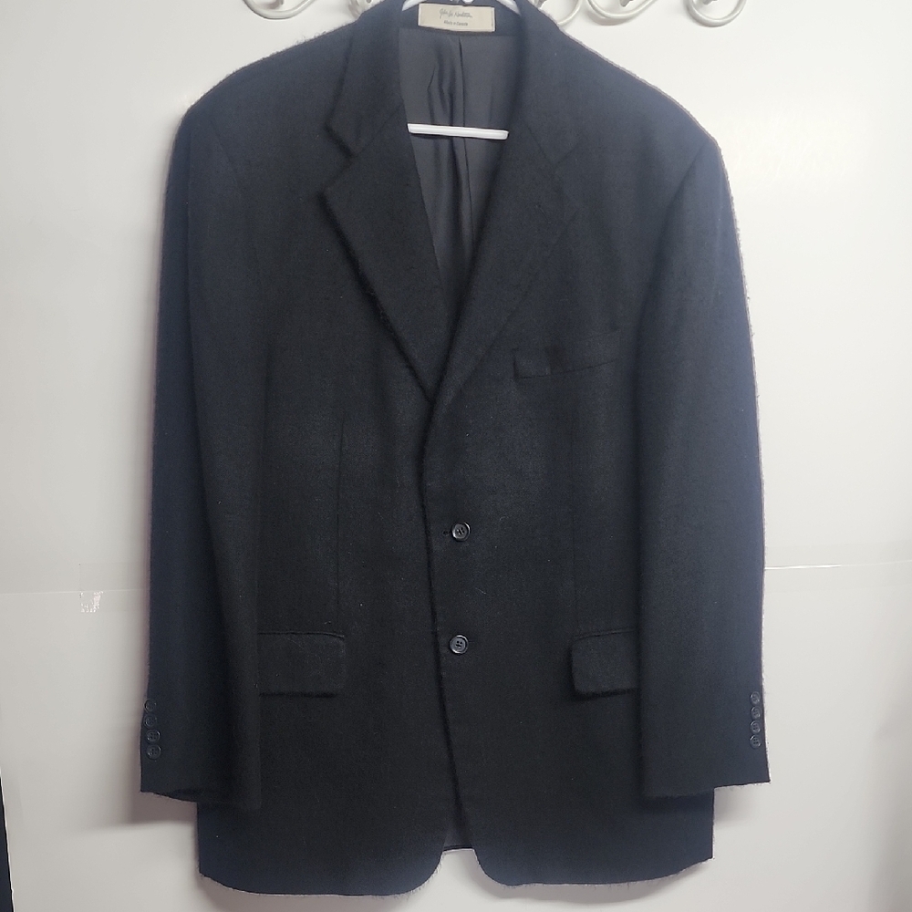 Loro Piana & Citaly John W Nordstrom 100% CASHMERE Sz 42 blazer Luxury Old Money